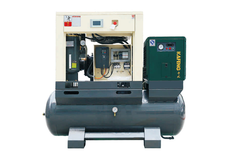 11KW 15 HP 16Bar 1.08m3/min  industrial Rotary Screw Air Compressor With Dryer For Laser Cutting
